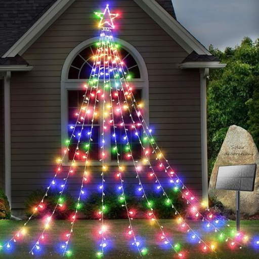 Solar Powered Christmas Lights Outdoor