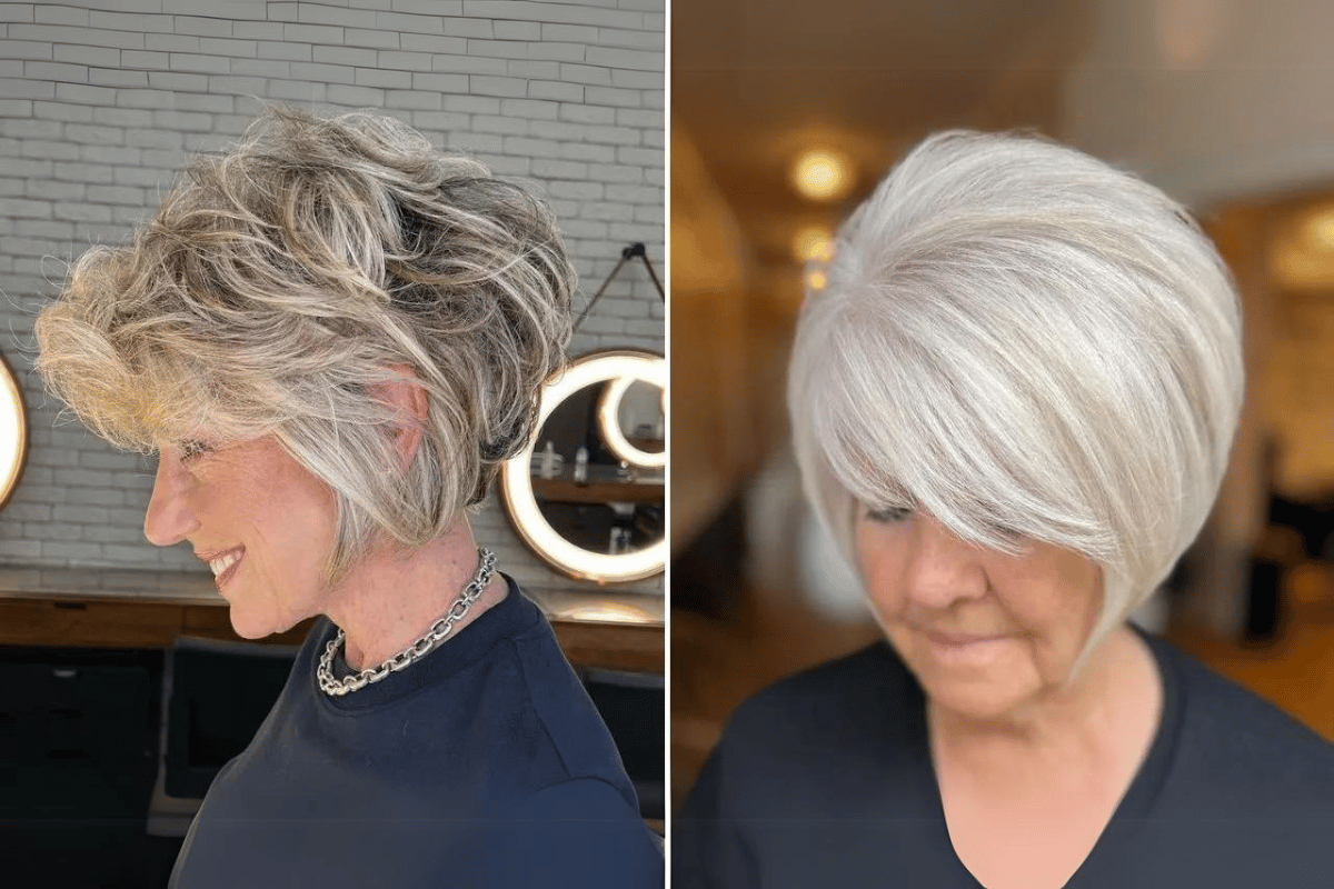 hairstyles for women over 60 with fine hair