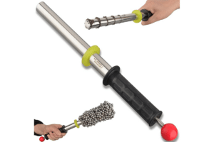 a magnetic pickup will attract any kind of metal