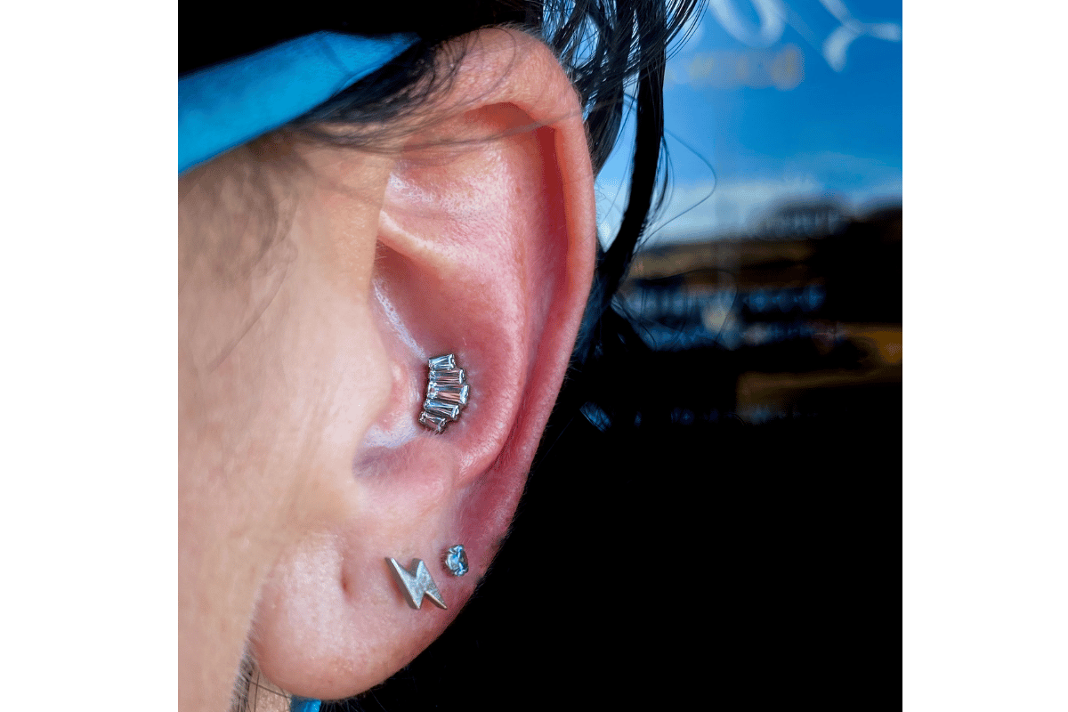 titanium piercing in mri 