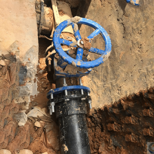 water pipe line valve