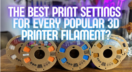 3D Printer Settings