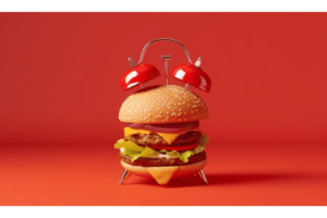 3d food background