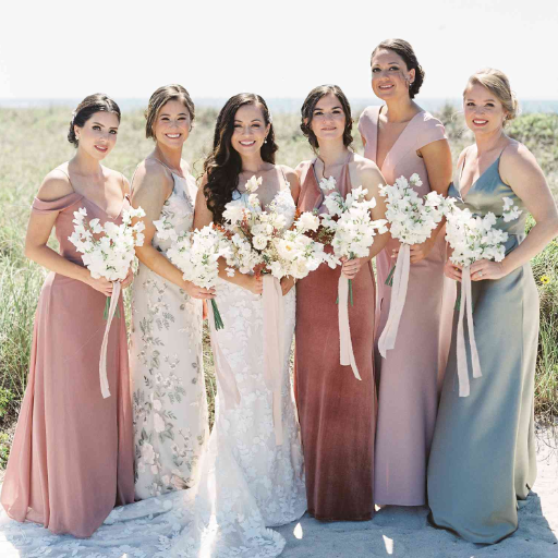How to Match Bridesmaid Hairstyles with the Wedding Theme