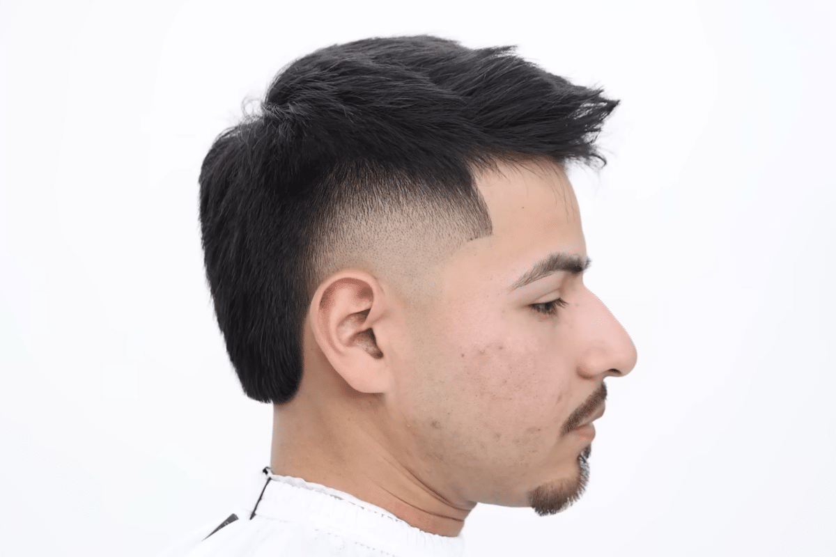How do you achieve the perfect burst fade mullet?
