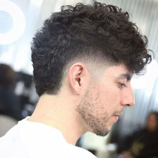 What are the Popular Burst Fade Styles for Curly Hair