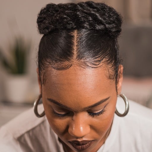Tips for a Stylish Bun on Natural Hair