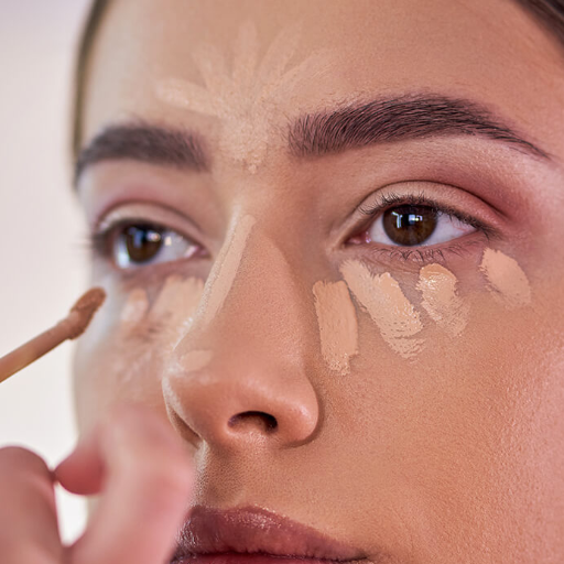 What are the best techniques for applying under-eye concealer?