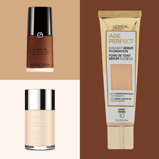 What are the unique challenges of choosing foundation for mature skin?