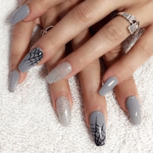 classy halloween nails