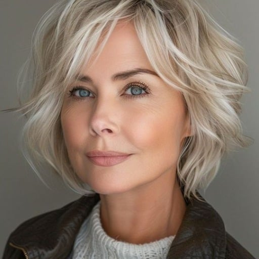 How can I update my hairstyle to look more youthful and trendy?