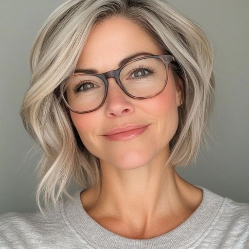 How to Choose the Right Hairstyle for Over 50 with Glasses?