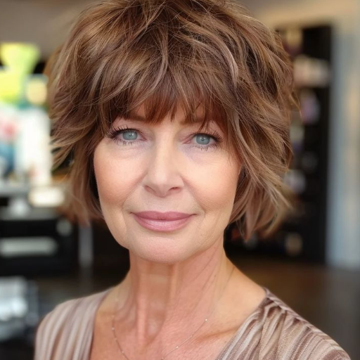 shag hairstyles for women over 50