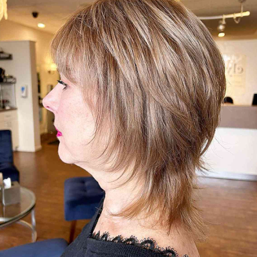 short shaggy haircuts over 60