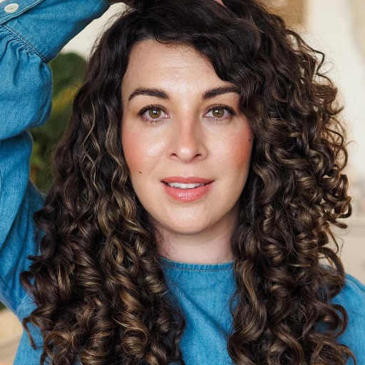 How do you maintain and style shoulder length curly hair with layers?