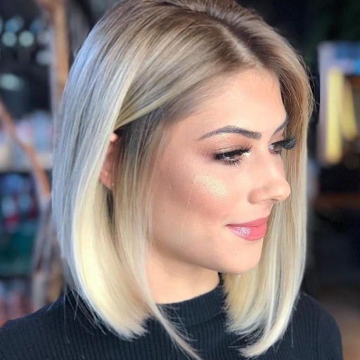 Can I customize my side part shoulder length blunt cut?