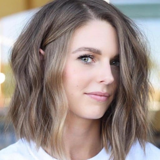 How can I style my side part shoulder length blunt cut for different occasions?