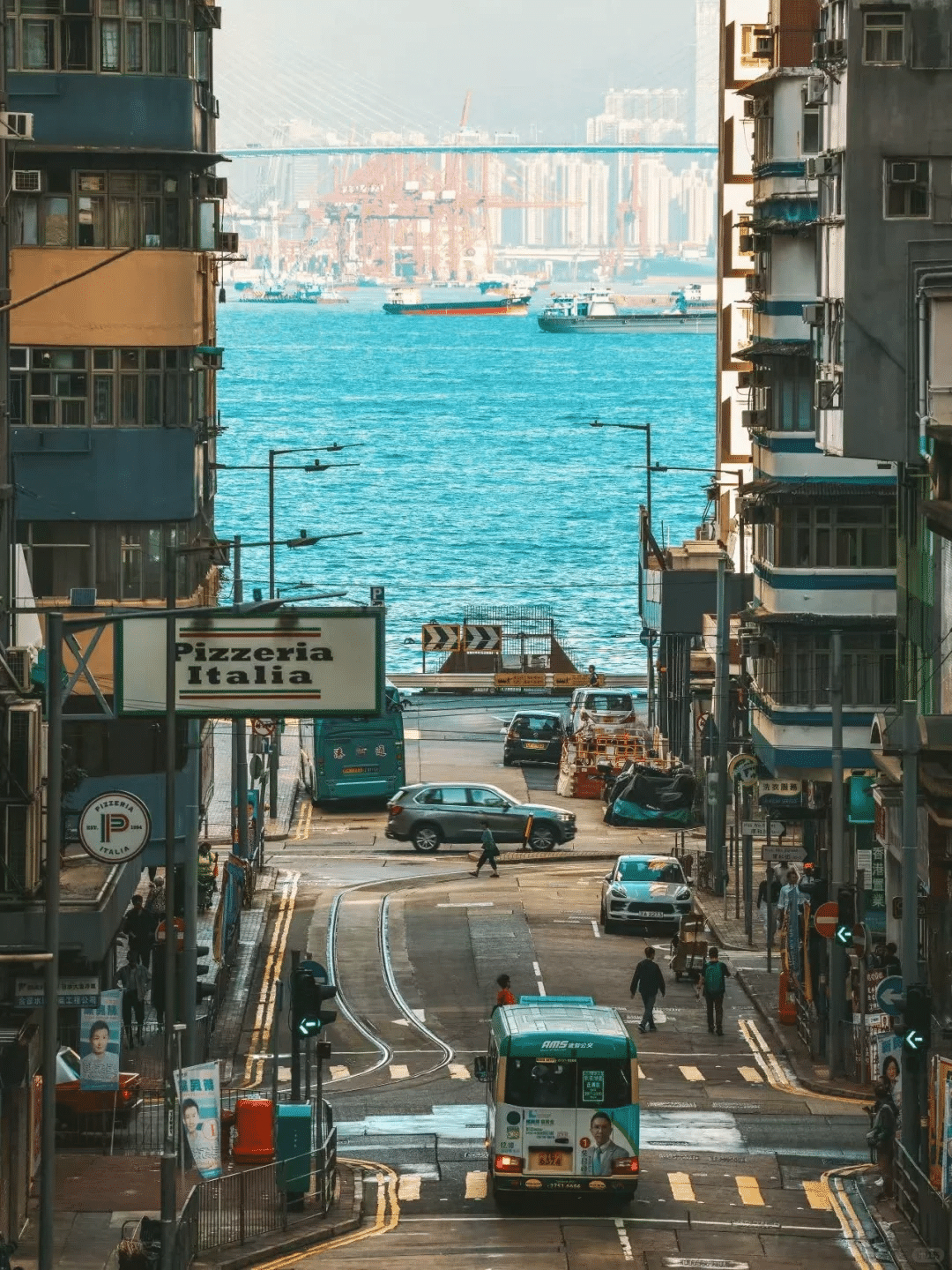 How can you travel between Hong Kong and mainland China?