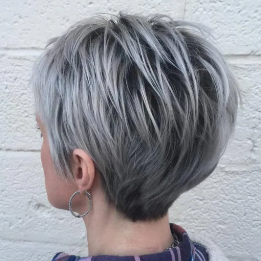 Is a Shaggy Pixie Cut a Good Choice for Silver Hair