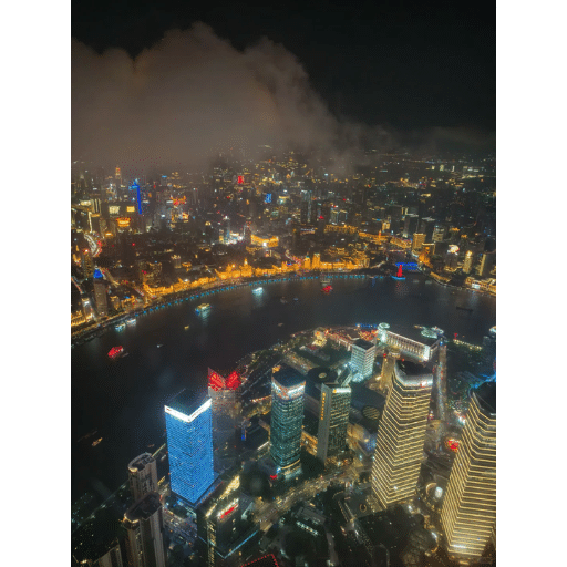 Where can I find the best views of Shanghai's skyline