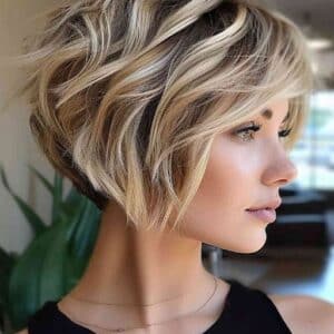 What makes a layered bob ideal for fine, thin hair?