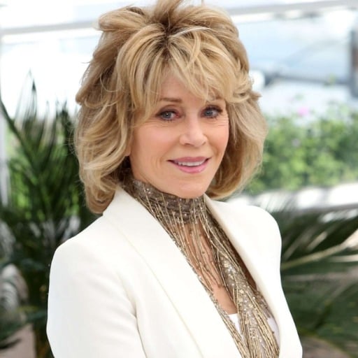 What medium-length hairstyles flatter women over 60?