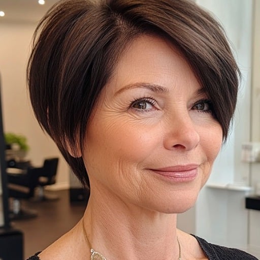 How can women over 60 choose the best hairstyle for their face shape?