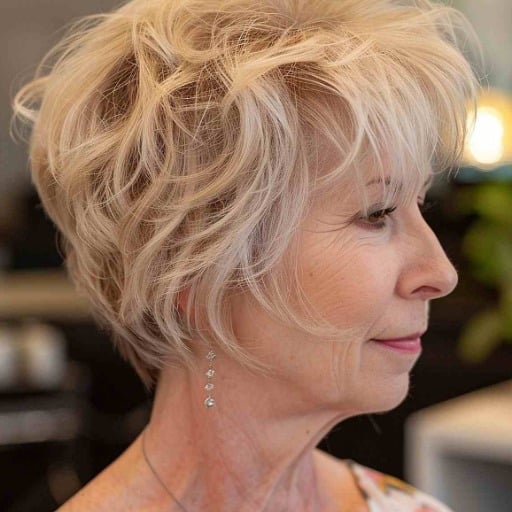 What low-maintenance haircuts for thin hair over 60?