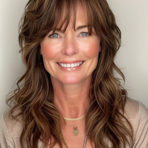 What is a shag haircut and why is it ideal for women over 60 with thin hair?