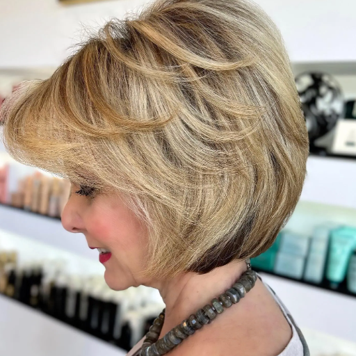 What is the medium hair for women over 60 with thin hair?