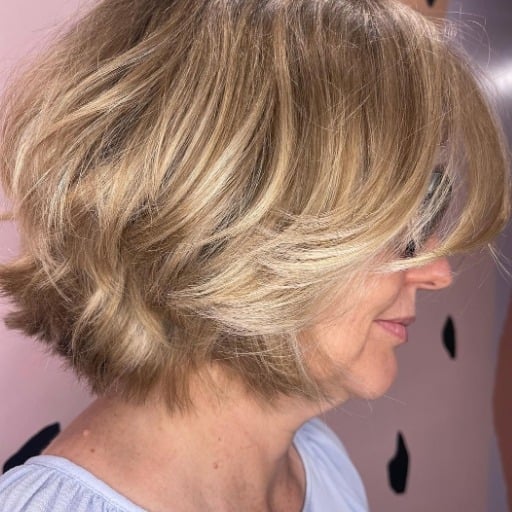 How to style a shag haircut for women over 50 for a youthful look?