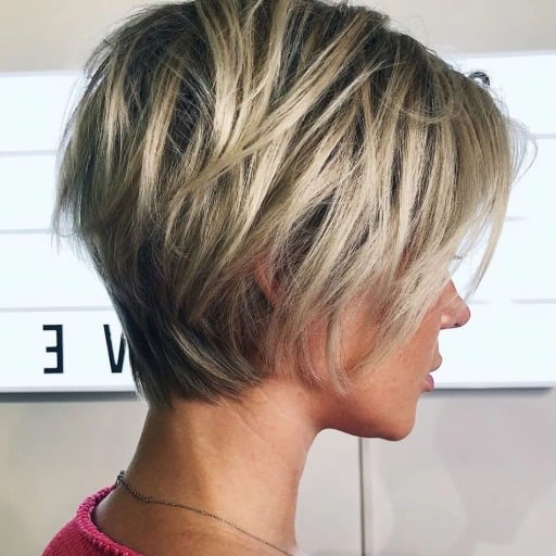 How can I make my thin hair appear fuller with a short haircut?