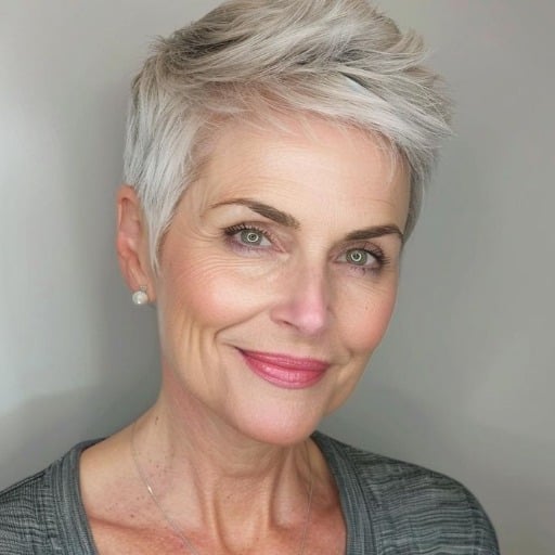 What are the trendiest short hairstyles for thin hair over 60 in 2025?