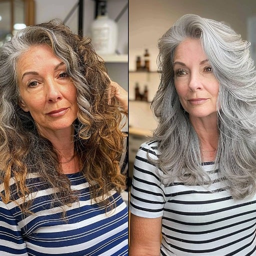What are the most flattering short haircuts for women over 60 on TikTok?