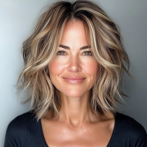 Are there any long hairstyles that volumizing haircuts for thin hair over 50?