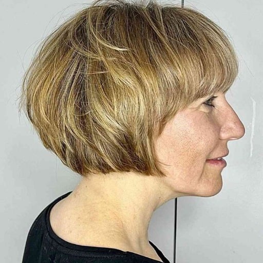 What are some volumizing techniques for thin hair in women over 60?