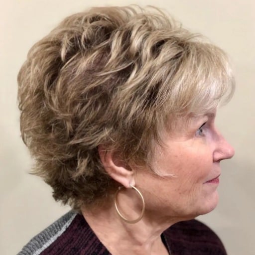 What are the best volumizing haircuts for thin hair over 60?