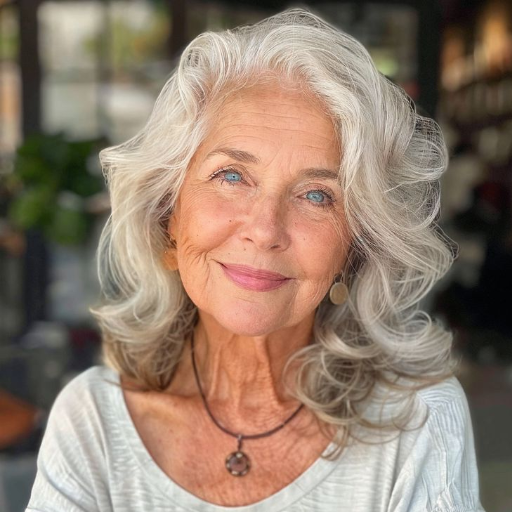How to Style Long Hair for Older Women?