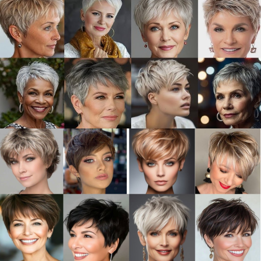 What Are the Most Popular Short Hairstyles for Women Over 60?