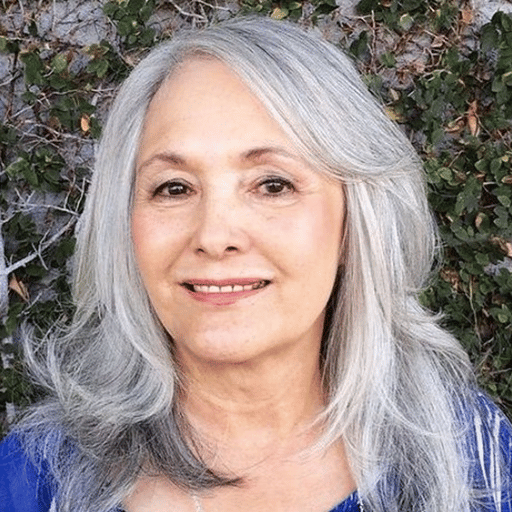 Layered Long Gray Hair over 60