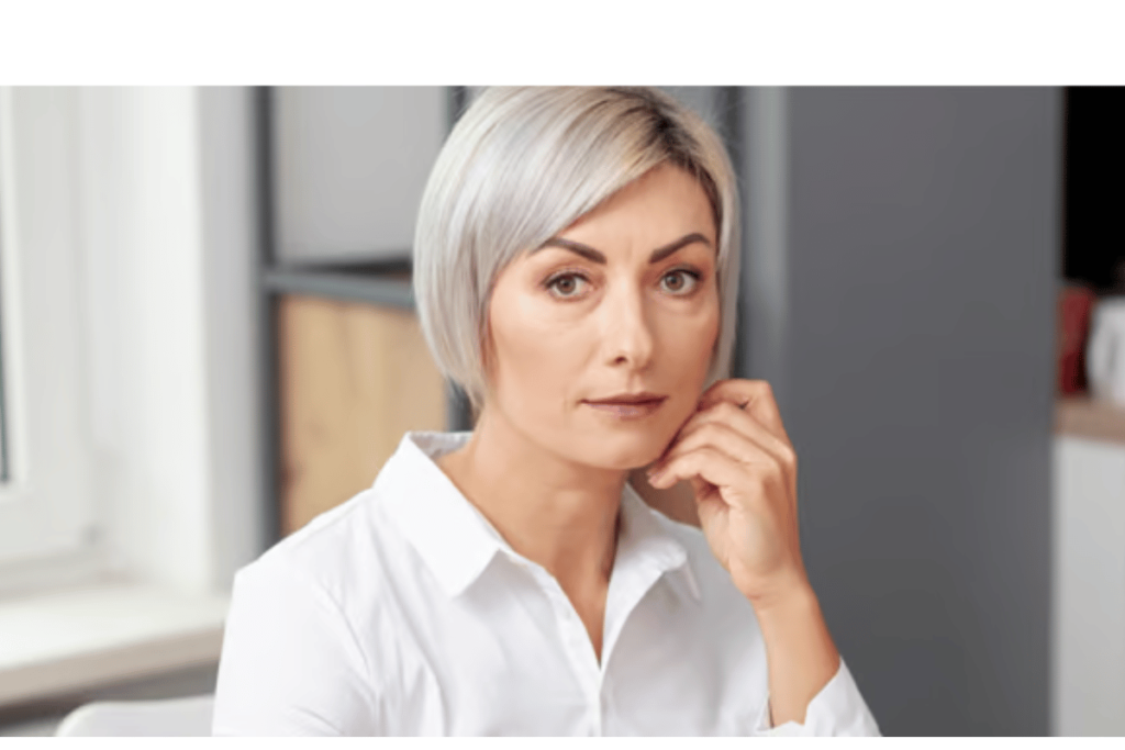 Short Gray Hair Styles for over 50