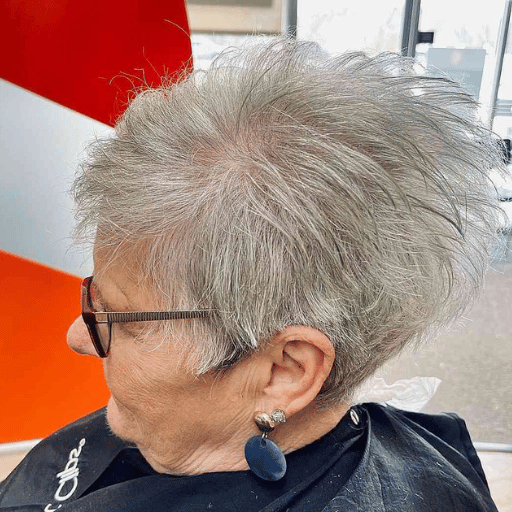 Short Gray Hair Styles over 60