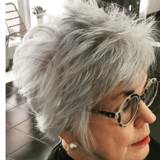 Short Gray Hair Styles over 60