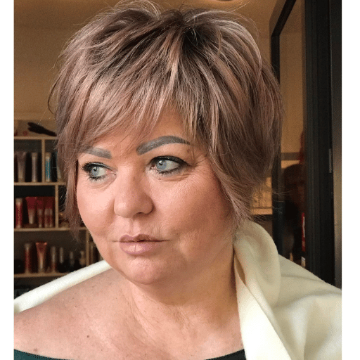 Short Hair Style for Women over 60