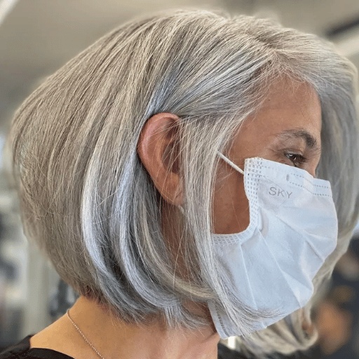 Short Haircuts for Grey Hair over 60