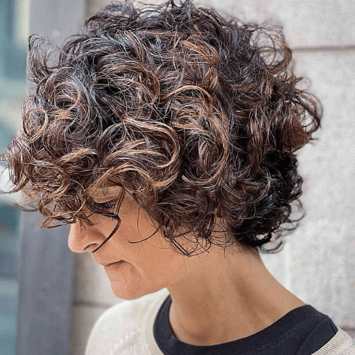 Short Hairstyles Curly Hair over 50