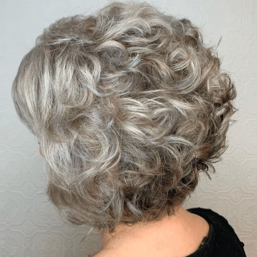 Short Hairstyles for Curly Hair over 50