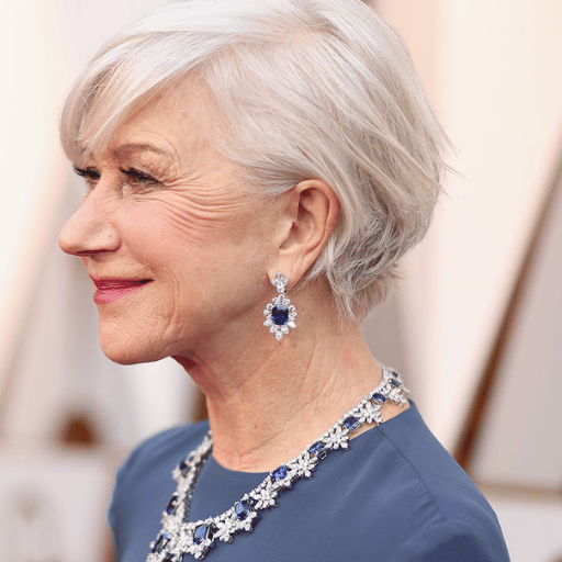 Short Hairstyles for Gray Hair over 60