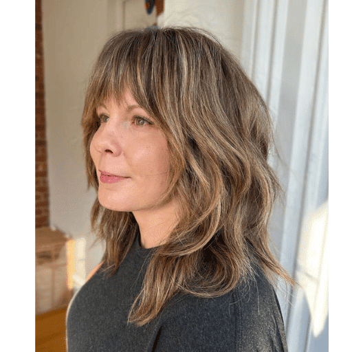 Shoulder Length Hair over 50