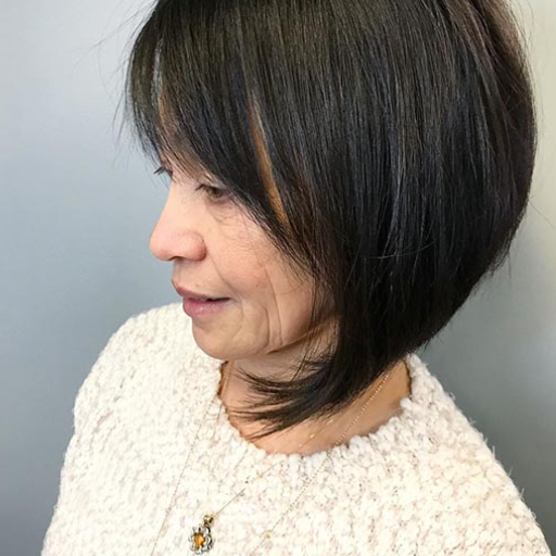 What are some low-maintenance haircut for thin hair over 60?